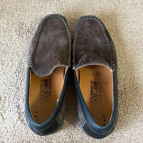 Mephisto Baduard Slip-On Loafer Dark Brown Nubuck/Black Calf Leather - Picture 7 of 11